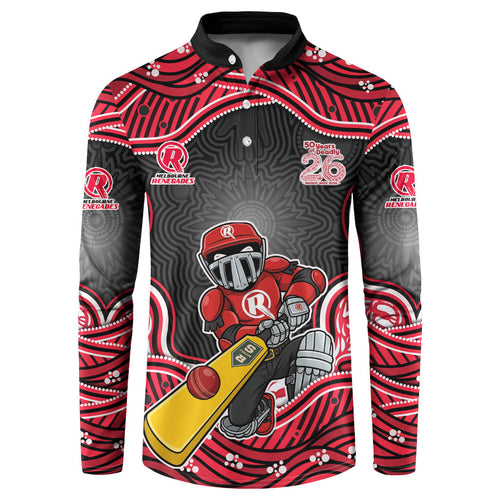 Melbourne Renegades NAIDOC Week 2026 Button Sweatshirt Aboriginal Indigenous - 50 Years of Deadly