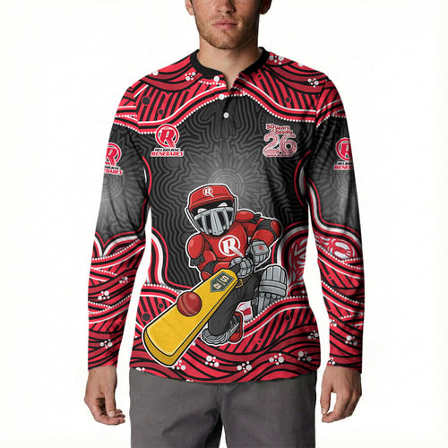 Melbourne Renegades NAIDOC Week 2026 Button Sweatshirt Aboriginal Indigenous - 50 Years of Deadly