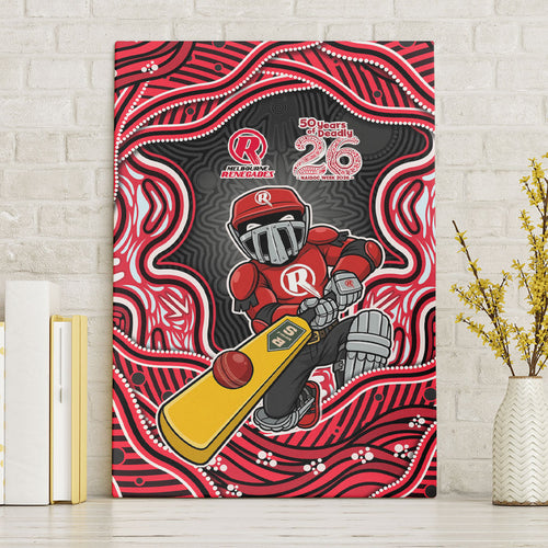 Melbourne Renegades NAIDOC Week 2026 Canvas Wall Art Aboriginal Indigenous - 50 Years of Deadly