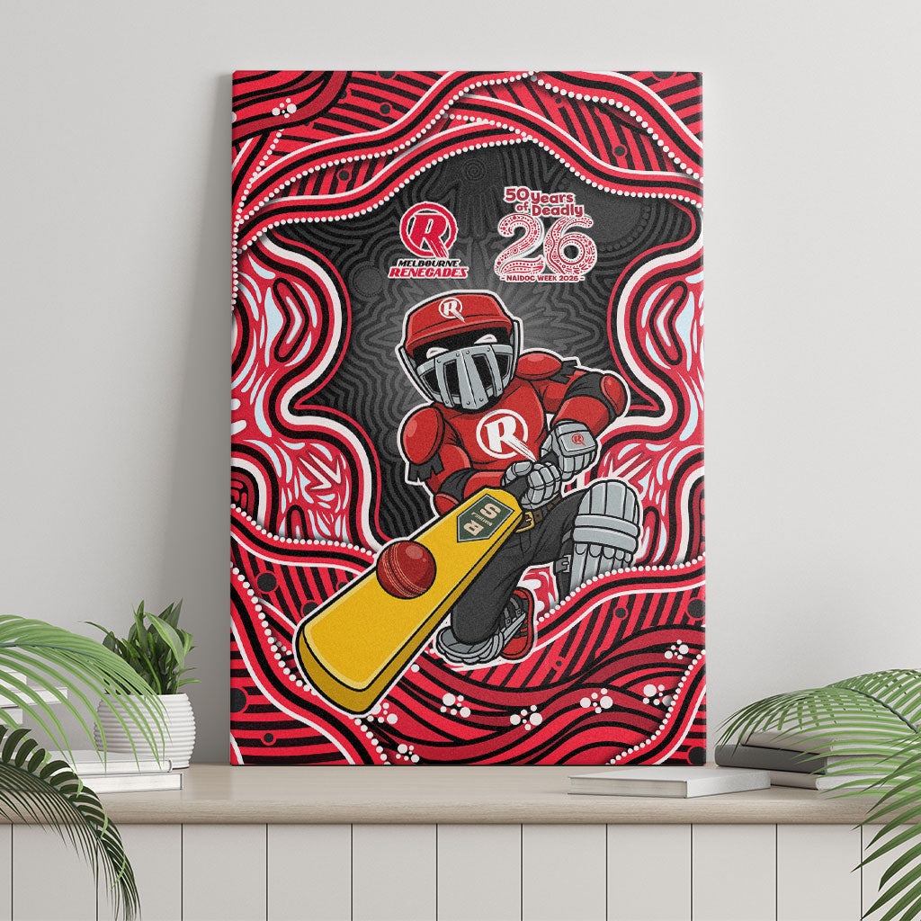 Melbourne Renegades NAIDOC Week 2026 Canvas Wall Art Aboriginal Indigenous - 50 Years of Deadly