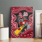 Melbourne Renegades NAIDOC Week 2026 Canvas Wall Art Aboriginal Indigenous - 50 Years of Deadly