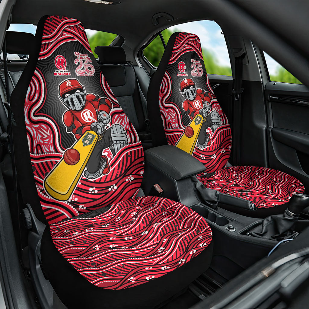 Melbourne Renegades NAIDOC Week 2026 Car Seat Cover Aboriginal Indigenous - 50 Years of Deadly