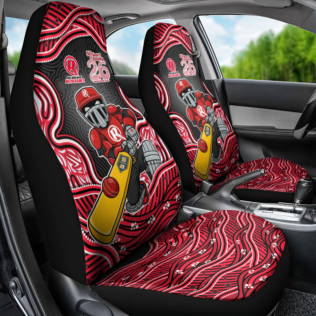Melbourne Renegades NAIDOC Week 2026 Car Seat Cover Aboriginal Indigenous - 50 Years of Deadly