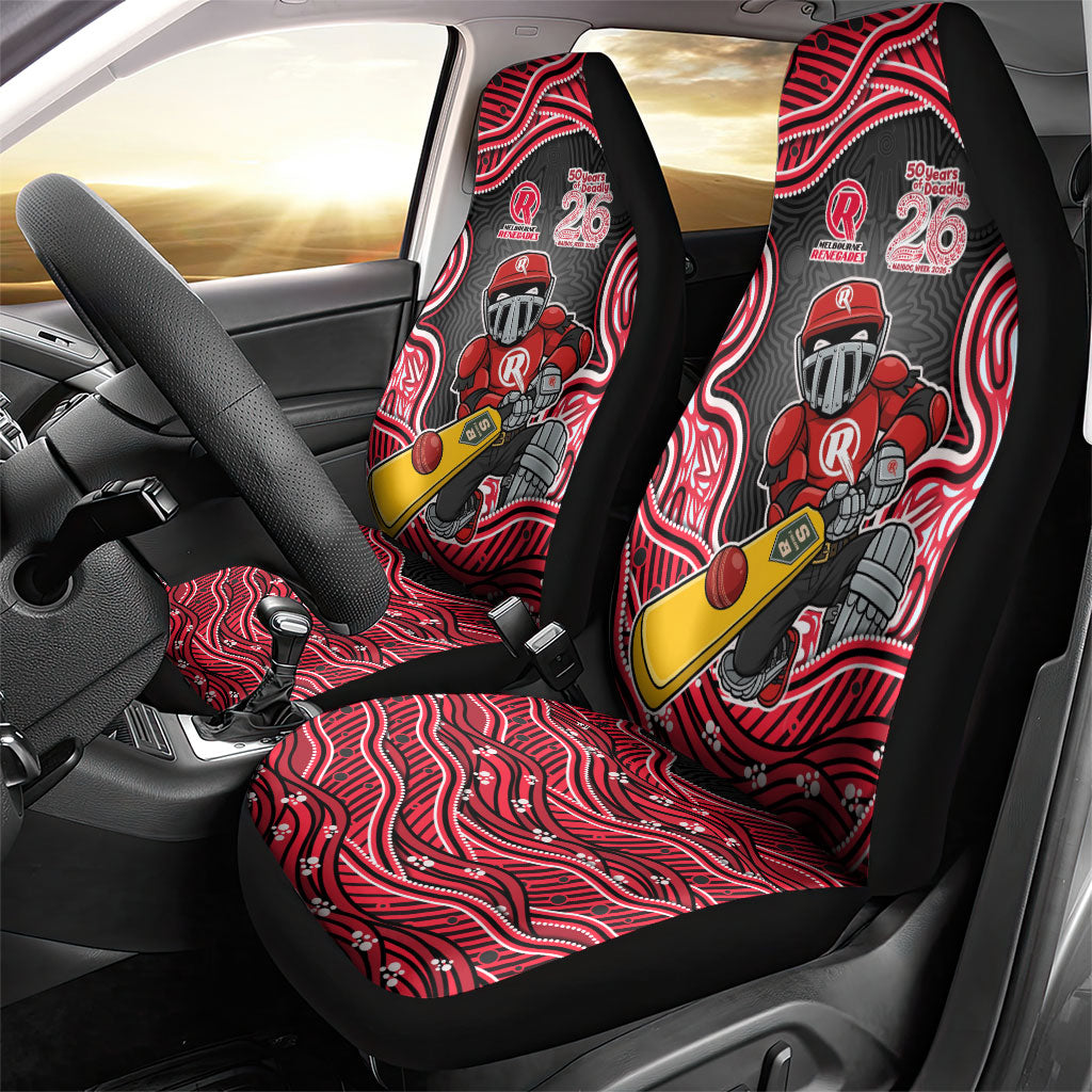 Melbourne Renegades NAIDOC Week 2026 Car Seat Cover Aboriginal Indigenous - 50 Years of Deadly