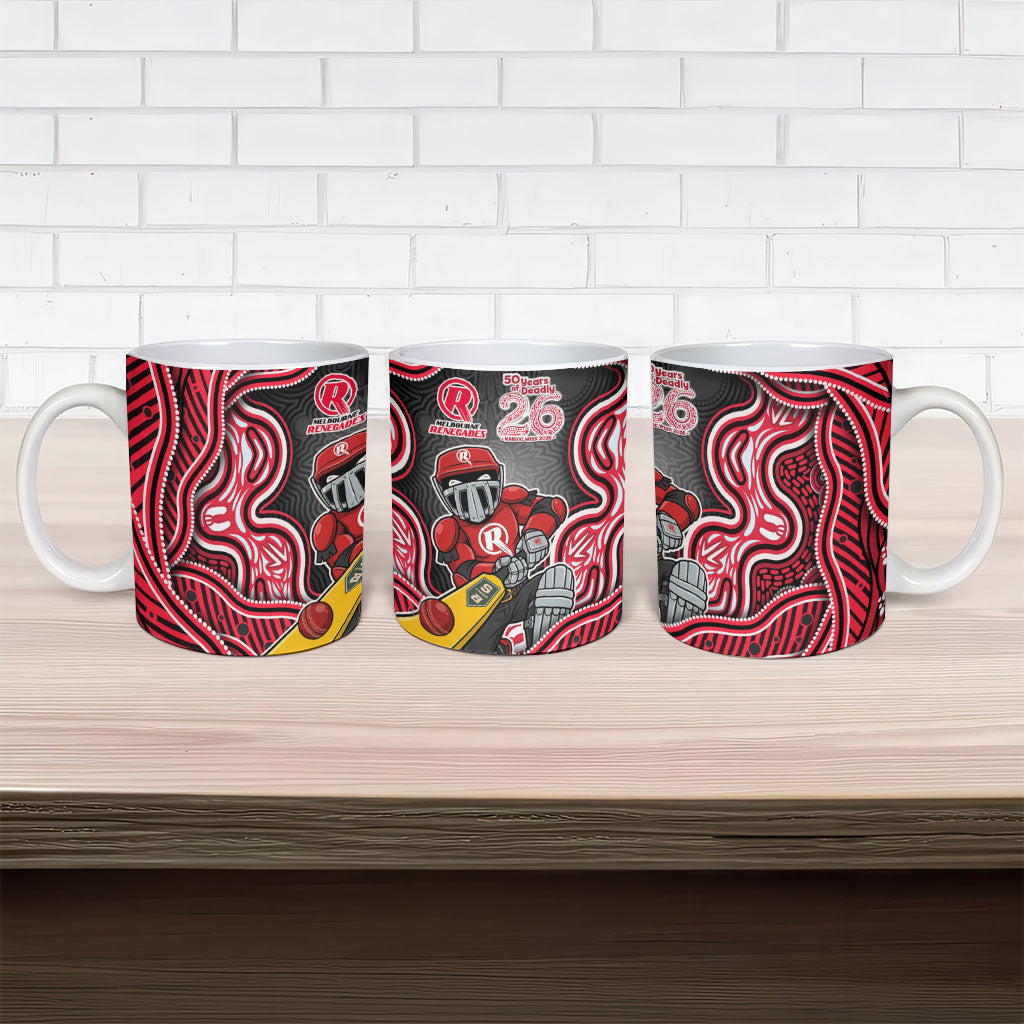 Melbourne Renegades NAIDOC Week 2026 Ceramic Mug Aboriginal Indigenous - 50 Years of Deadly