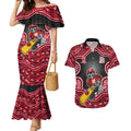Melbourne Renegades NAIDOC Week 2026 Couples Matching Mermaid Dress and Hawaiian Shirt Aboriginal Indigenous - 50 Years of Deadly