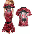 Melbourne Renegades NAIDOC Week 2026 Couples Matching Mermaid Dress and Hawaiian Shirt Aboriginal Indigenous - 50 Years of Deadly