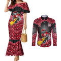 Melbourne Renegades NAIDOC Week 2026 Couples Matching Mermaid Dress and Long Sleeve Button Shirt Aboriginal Indigenous - 50 Years of Deadly