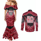 Melbourne Renegades NAIDOC Week 2026 Couples Matching Mermaid Dress and Long Sleeve Button Shirt Aboriginal Indigenous - 50 Years of Deadly