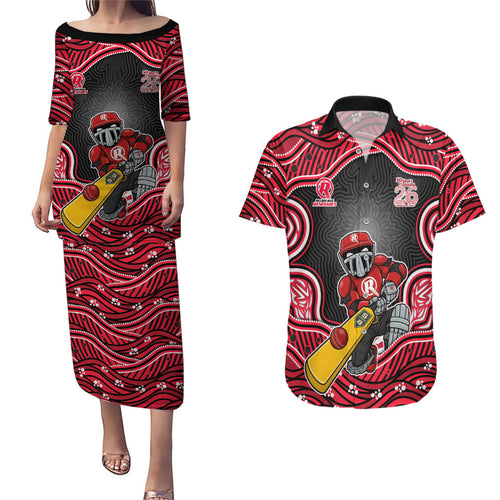 Melbourne Renegades NAIDOC Week 2026 Couples Matching Puletasi and Hawaiian Shirt Aboriginal Indigenous - 50 Years of Deadly