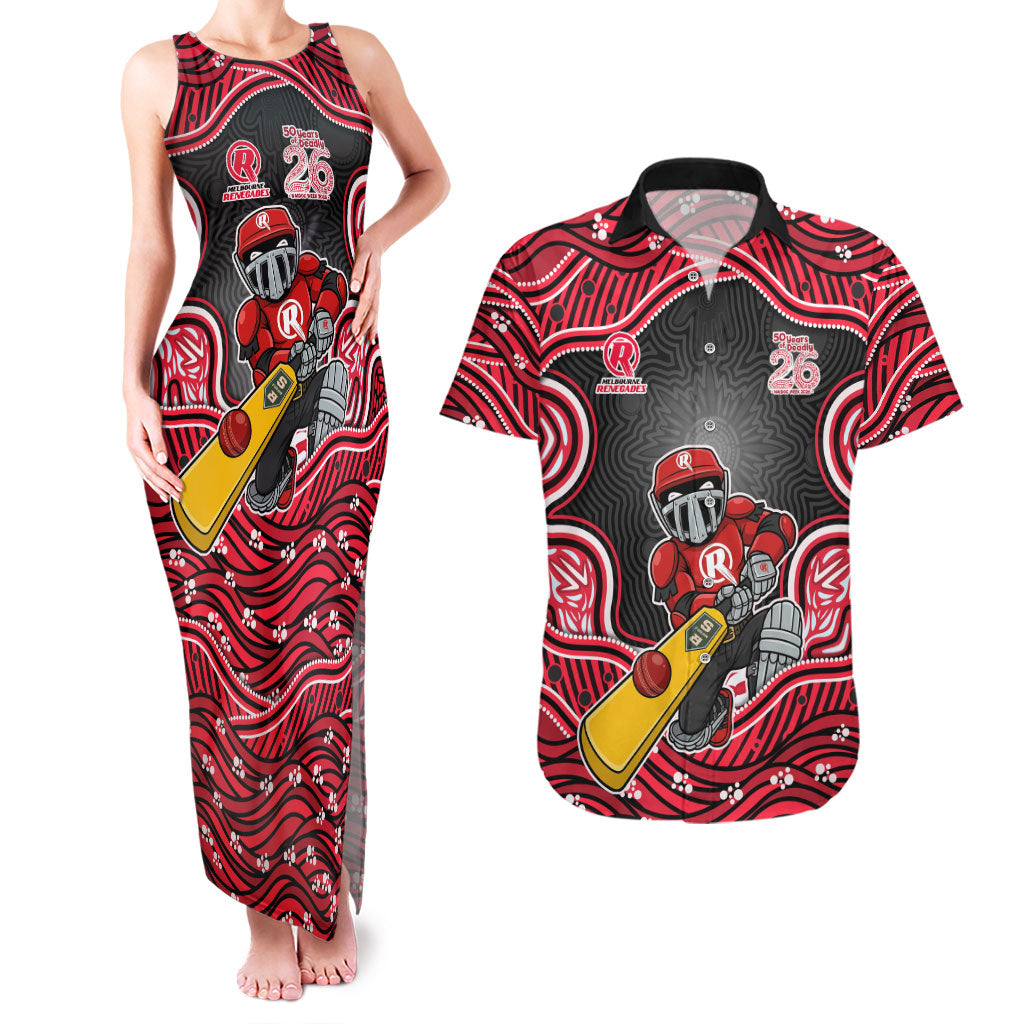 Melbourne Renegades NAIDOC Week 2026 Couples Matching Tank Maxi Dress and Hawaiian Shirt Aboriginal Indigenous - 50 Years of Deadly