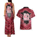 Melbourne Renegades NAIDOC Week 2026 Couples Matching Tank Maxi Dress and Hawaiian Shirt Aboriginal Indigenous - 50 Years of Deadly