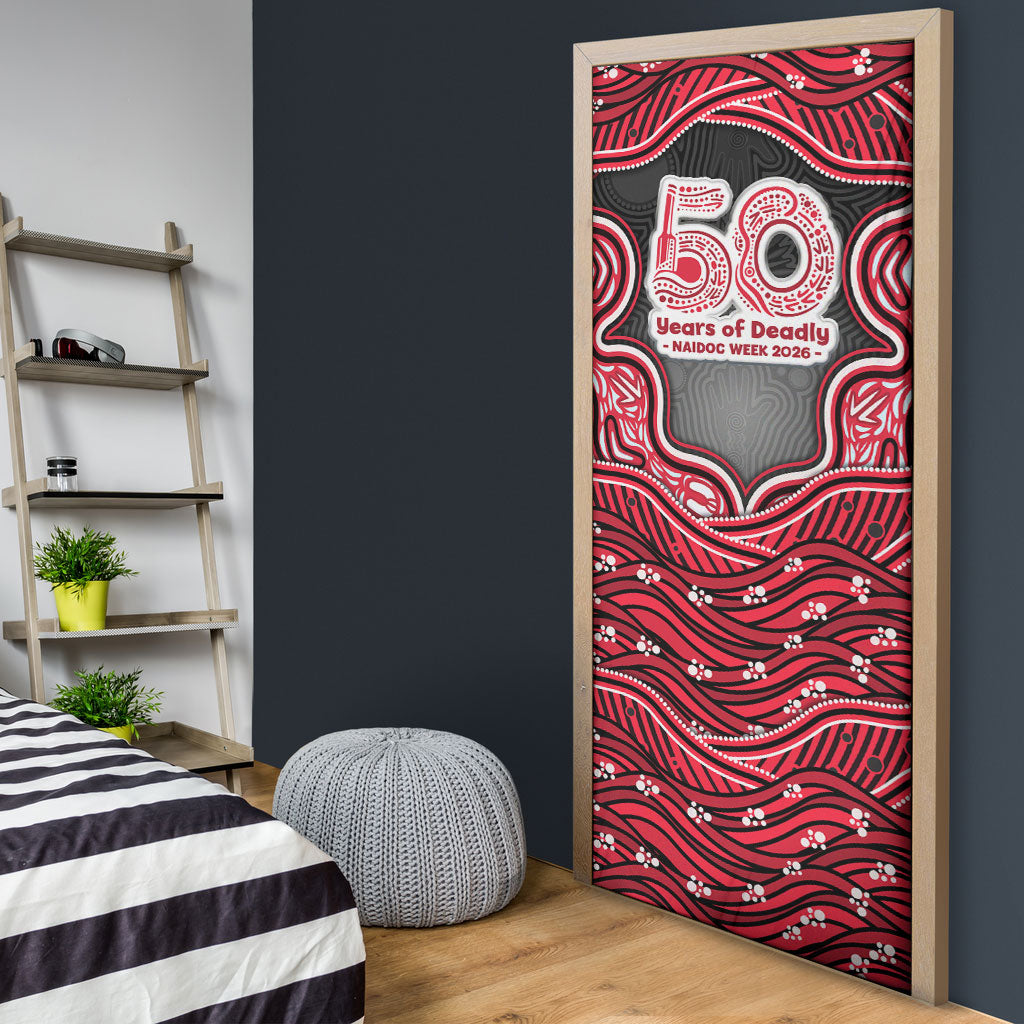 Melbourne Renegades NAIDOC Week 2026 Door Cover Aboriginal Indigenous - 50 Years of Deadly