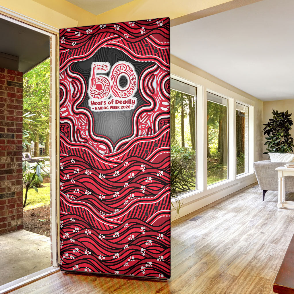 Melbourne Renegades NAIDOC Week 2026 Door Cover Aboriginal Indigenous - 50 Years of Deadly