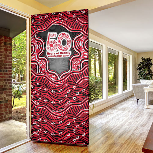 Melbourne Renegades NAIDOC Week 2026 Door Cover Aboriginal Indigenous - 50 Years of Deadly