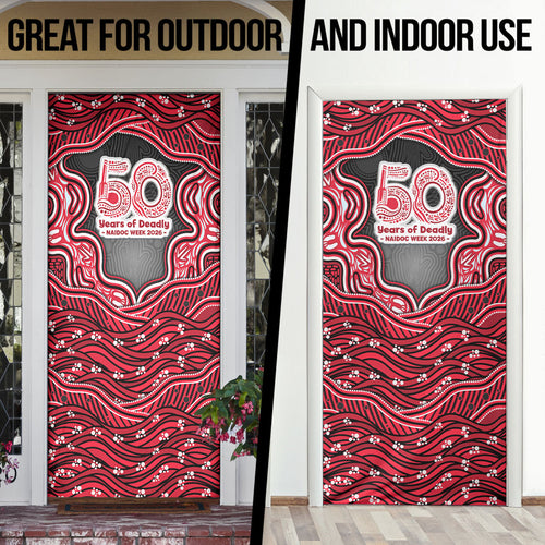 Melbourne Renegades NAIDOC Week 2026 Door Cover Aboriginal Indigenous - 50 Years of Deadly