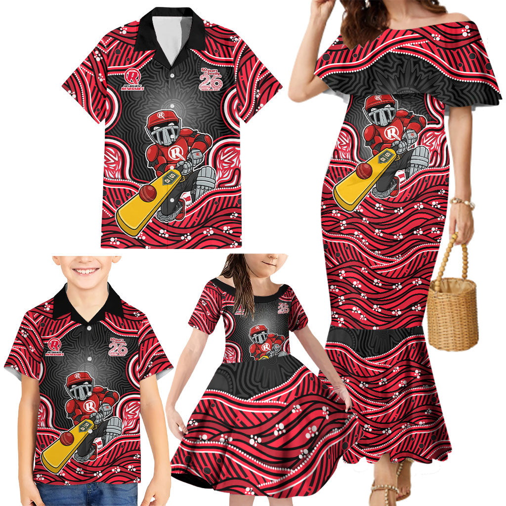Melbourne Renegades NAIDOC Week 2026 Family Matching Mermaid Dress and Hawaiian Shirt Aboriginal Indigenous - 50 Years of Deadly