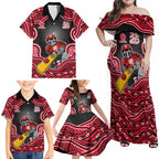 Melbourne Renegades NAIDOC Week 2026 Family Matching Off Shoulder Maxi Dress and Hawaiian Shirt Aboriginal Indigenous - 50 Years of Deadly