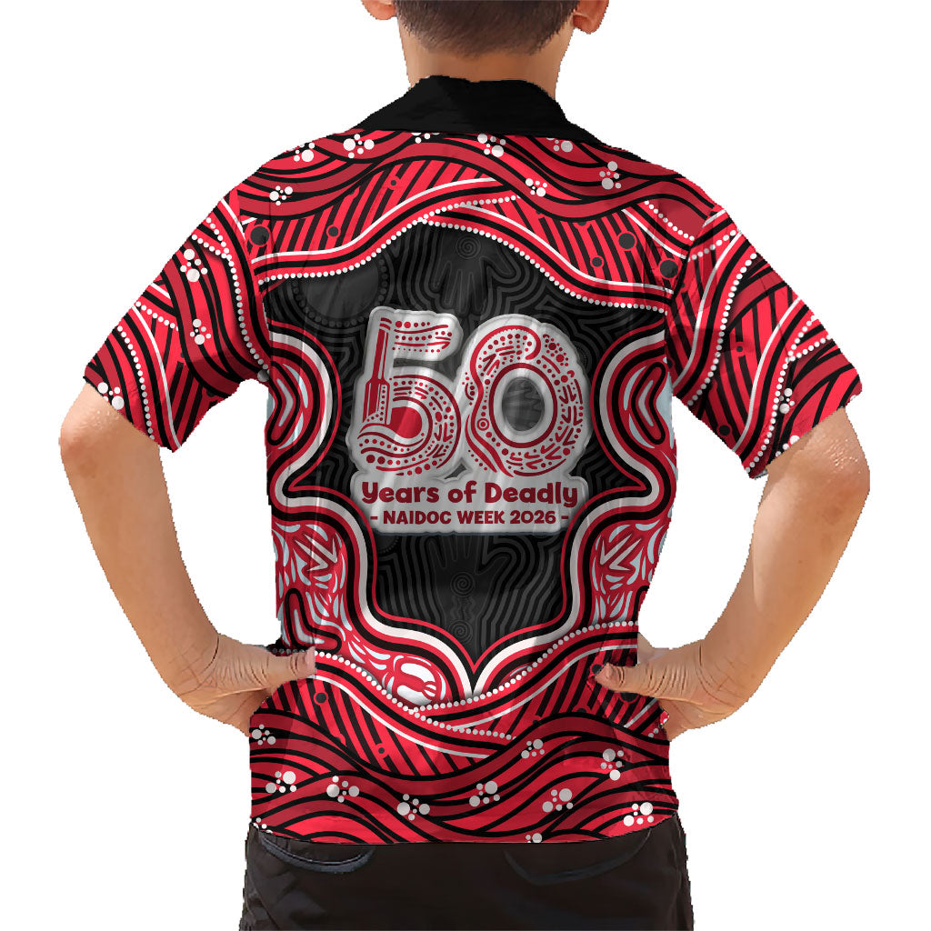 Melbourne Renegades NAIDOC Week 2026 Family Matching Summer Maxi Dress and Hawaiian Shirt Aboriginal Indigenous - 50 Years of Deadly