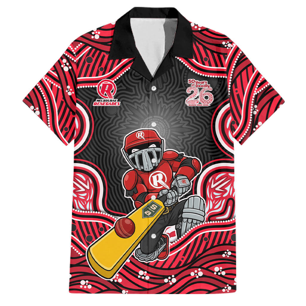 Melbourne Renegades NAIDOC Week 2026 Family Matching Summer Maxi Dress and Hawaiian Shirt Aboriginal Indigenous - 50 Years of Deadly