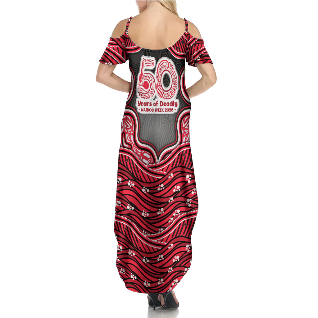 Melbourne Renegades NAIDOC Week 2026 Family Matching Summer Maxi Dress and Hawaiian Shirt Aboriginal Indigenous - 50 Years of Deadly