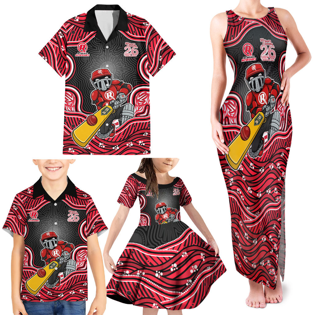 Melbourne Renegades NAIDOC Week 2026 Family Matching Tank Maxi Dress and Hawaiian Shirt Aboriginal Indigenous - 50 Years of Deadly