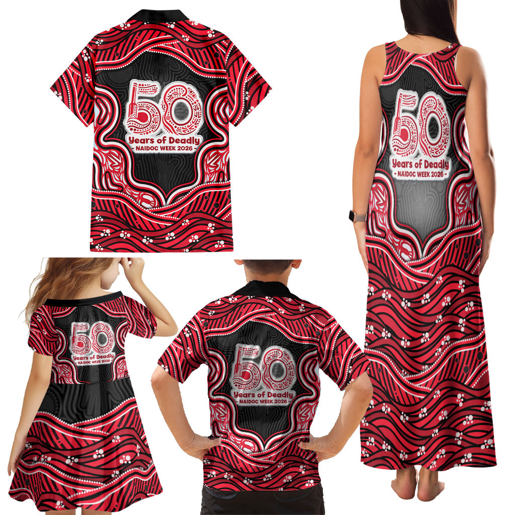 Melbourne Renegades NAIDOC Week 2026 Family Matching Tank Maxi Dress and Hawaiian Shirt Aboriginal Indigenous - 50 Years of Deadly