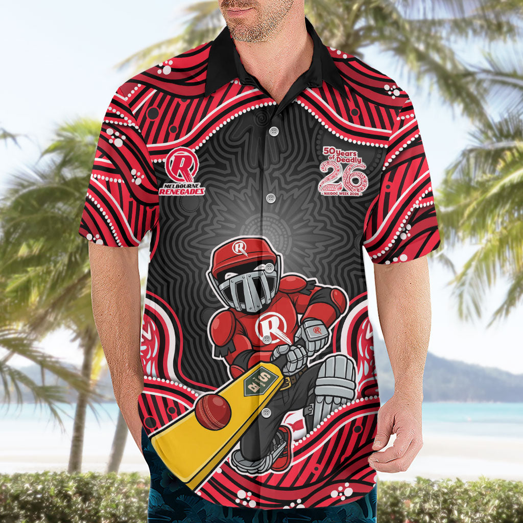 Melbourne Renegades NAIDOC Week 2026 Hawaiian Shirt Aboriginal Indigenous - 50 Years of Deadly