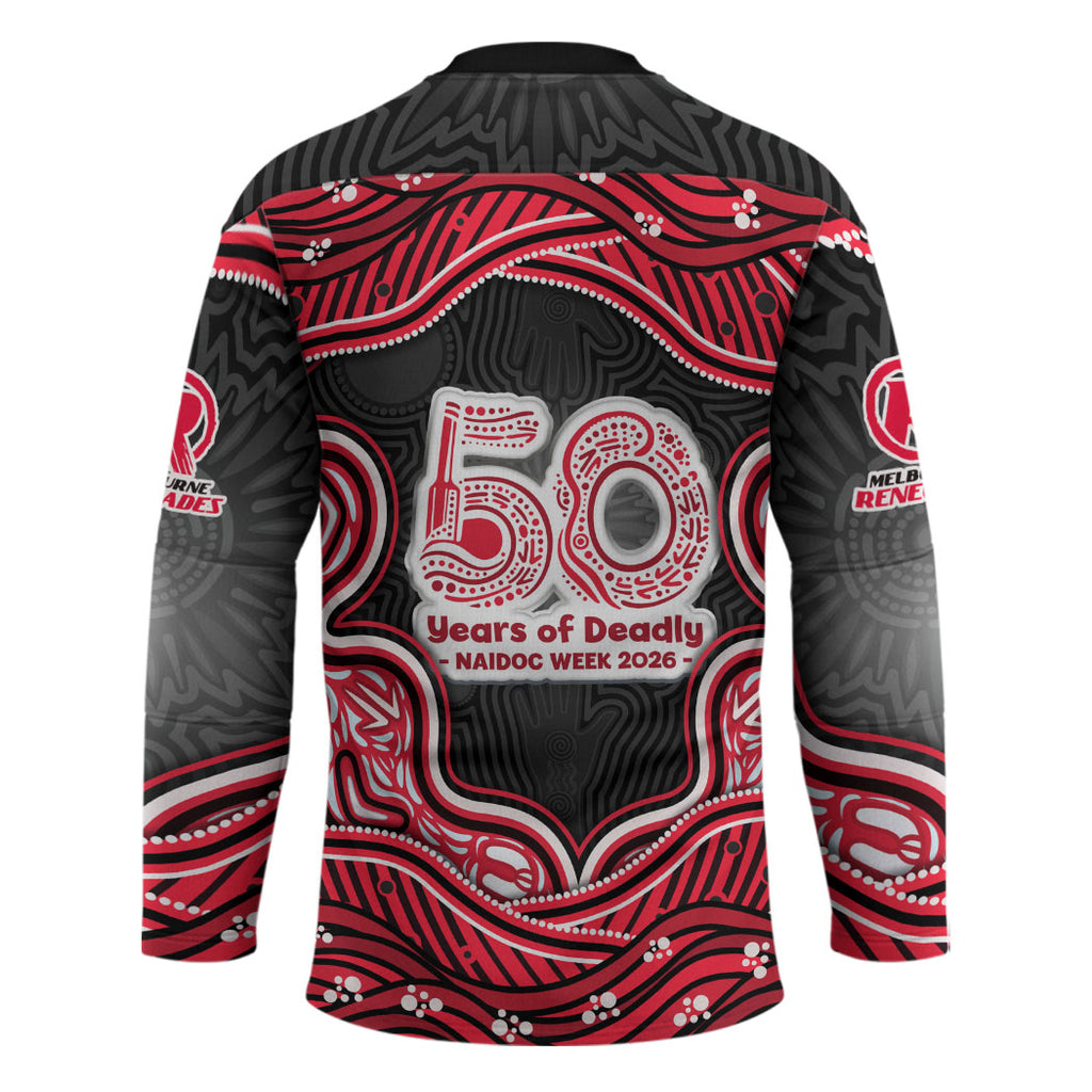 Melbourne Renegades NAIDOC Week 2026 Hockey Jersey Aboriginal Indigenous - 50 Years of Deadly