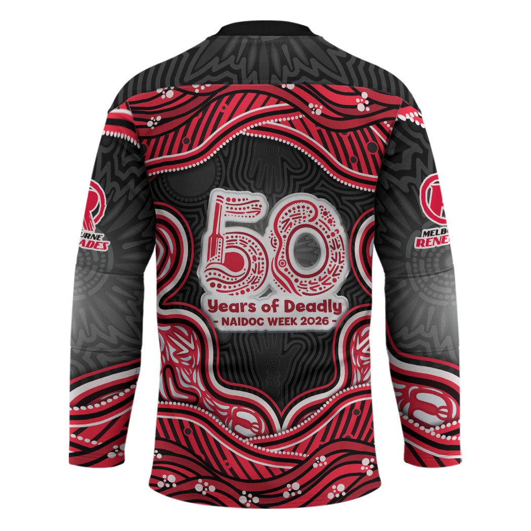 Melbourne Renegades NAIDOC Week 2026 Hockey Jersey Aboriginal Indigenous - 50 Years of Deadly