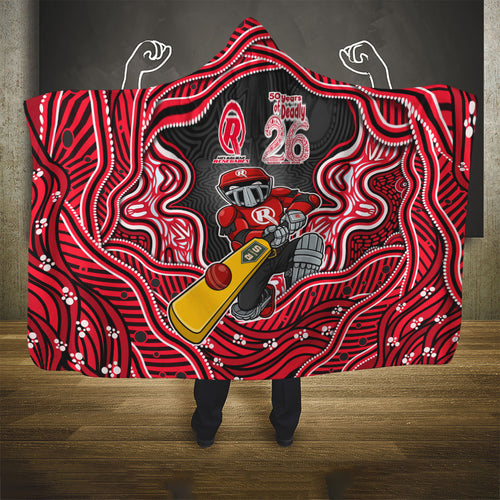 Melbourne Renegades NAIDOC Week 2026 Hooded Blanket Aboriginal Indigenous - 50 Years of Deadly