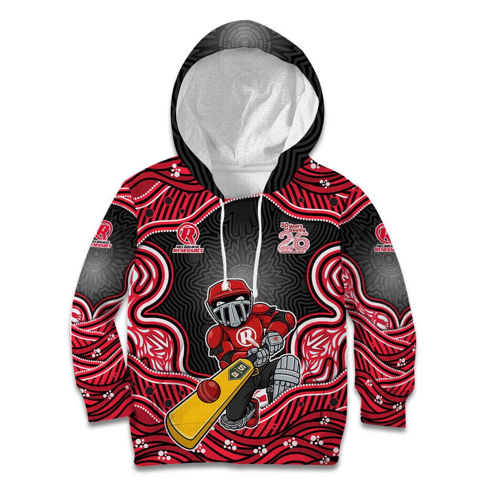 Melbourne Renegades NAIDOC Week 2026 Kid Hoodie Aboriginal Indigenous - 50 Years of Deadly