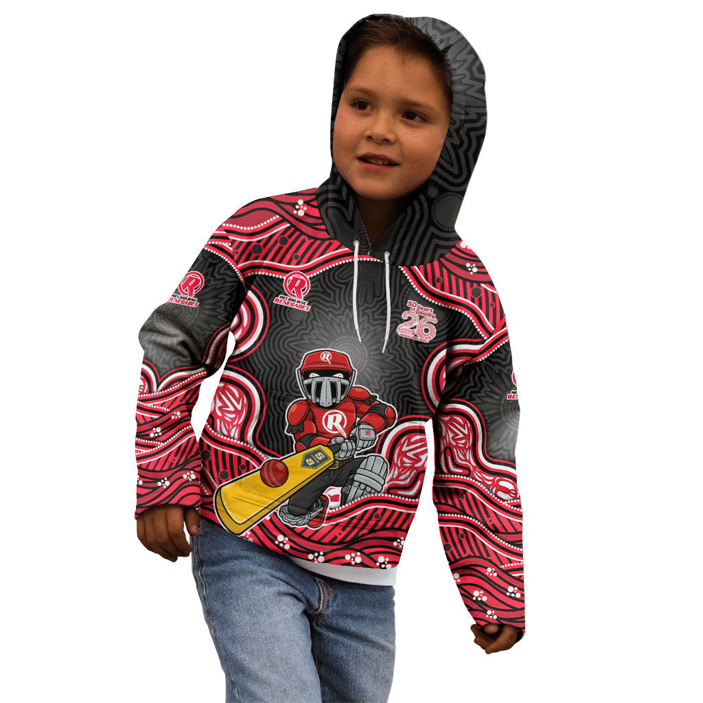 Melbourne Renegades NAIDOC Week 2026 Kid Hoodie Aboriginal Indigenous - 50 Years of Deadly