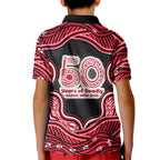 Melbourne Renegades NAIDOC Week 2026 Kid Polo Shirt Aboriginal Indigenous - 50 Years of Deadly