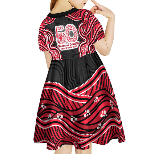 Melbourne Renegades NAIDOC Week 2026 Kid Short Sleeve Dress Aboriginal Indigenous - 50 Years of Deadly