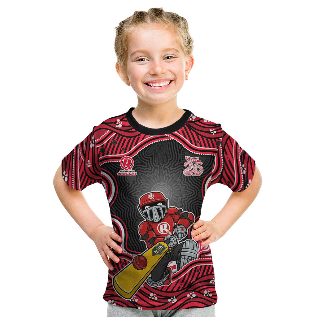 Melbourne Renegades NAIDOC Week 2026 Kid T Shirt Aboriginal Indigenous - 50 Years of Deadly