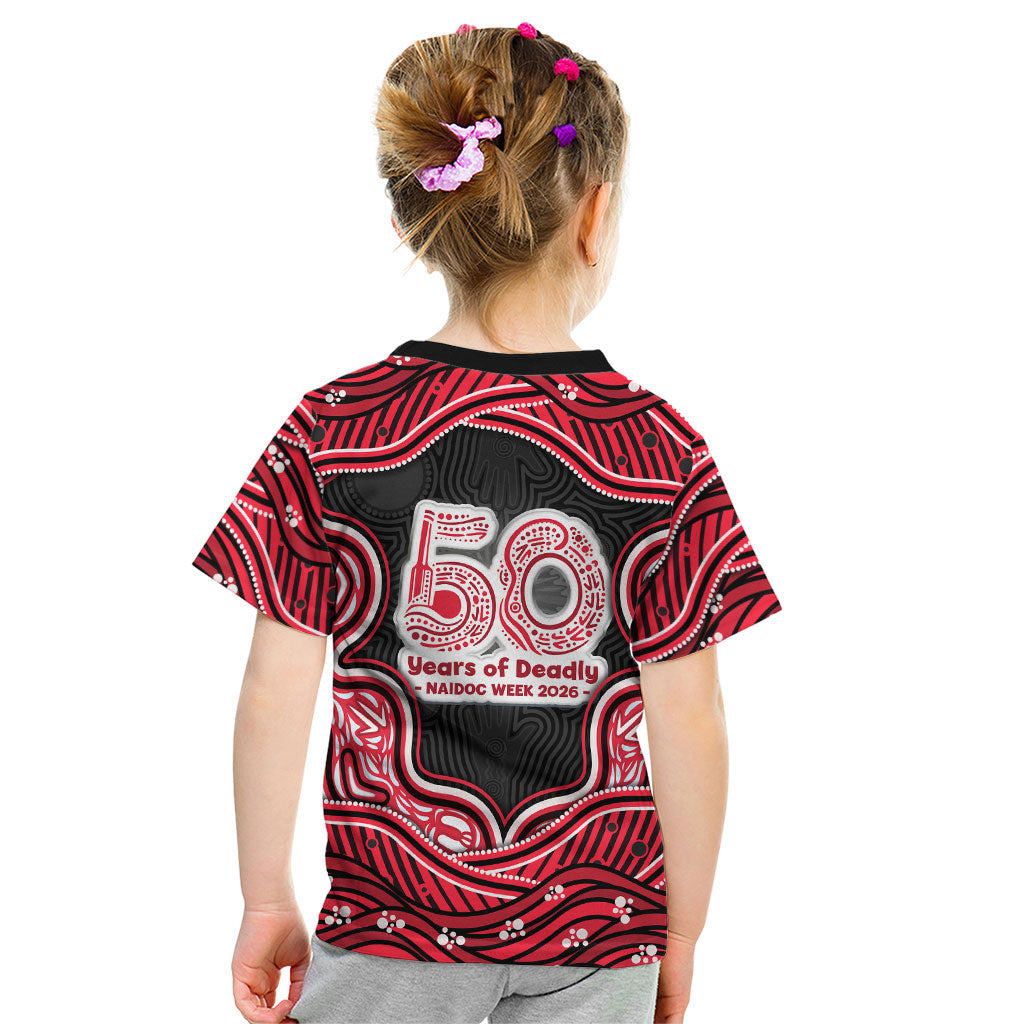 Melbourne Renegades NAIDOC Week 2026 Kid T Shirt Aboriginal Indigenous - 50 Years of Deadly