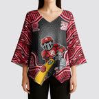 Melbourne Renegades NAIDOC Week 2026 Kimono Sleeve Blouse Aboriginal Indigenous - 50 Years of Deadly