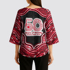 Melbourne Renegades NAIDOC Week 2026 Kimono Sleeve Blouse Aboriginal Indigenous - 50 Years of Deadly