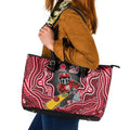 Melbourne Renegades NAIDOC Week 2026 Leather Tote Bag Aboriginal Indigenous - 50 Years of Deadly