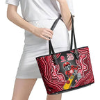 Melbourne Renegades NAIDOC Week 2026 Leather Tote Bag Aboriginal Indigenous - 50 Years of Deadly