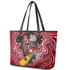 Melbourne Renegades NAIDOC Week 2026 Leather Tote Bag Aboriginal Indigenous - 50 Years of Deadly