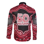 Melbourne Renegades NAIDOC Week 2026 Long Sleeve Button Shirt Aboriginal Indigenous - 50 Years of Deadly