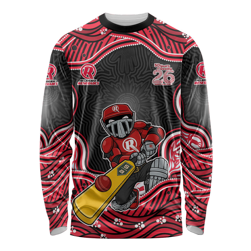 Melbourne Renegades NAIDOC Week 2026 Long Sleeve Shirt Aboriginal Indigenous - 50 Years of Deadly