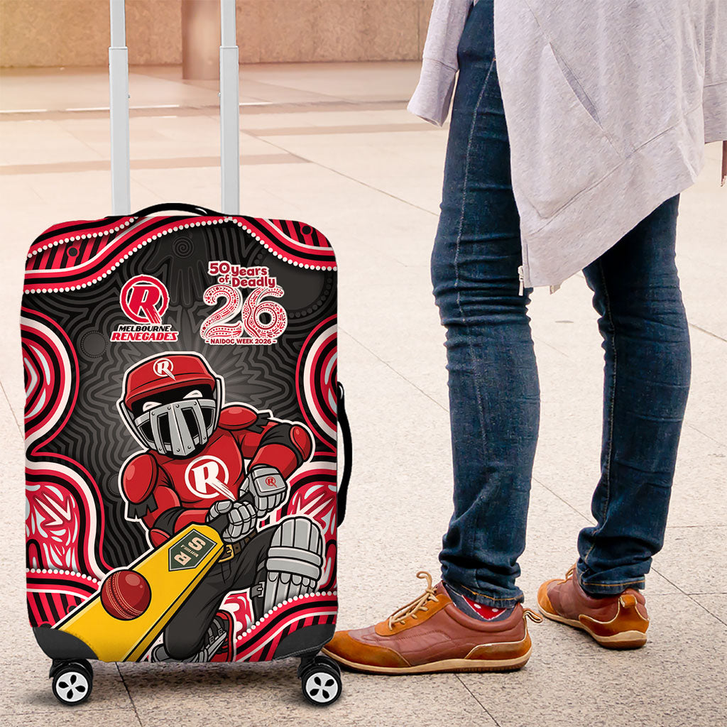 Melbourne Renegades NAIDOC Week 2026 Luggage Cover Aboriginal Indigenous - 50 Years of Deadly