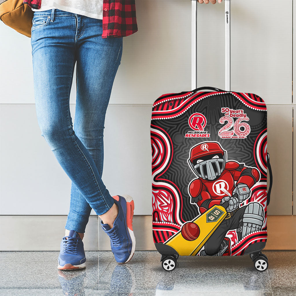 Melbourne Renegades NAIDOC Week 2026 Luggage Cover Aboriginal Indigenous - 50 Years of Deadly