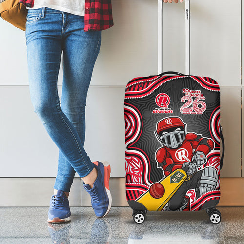 Melbourne Renegades NAIDOC Week 2026 Luggage Cover Aboriginal Indigenous - 50 Years of Deadly