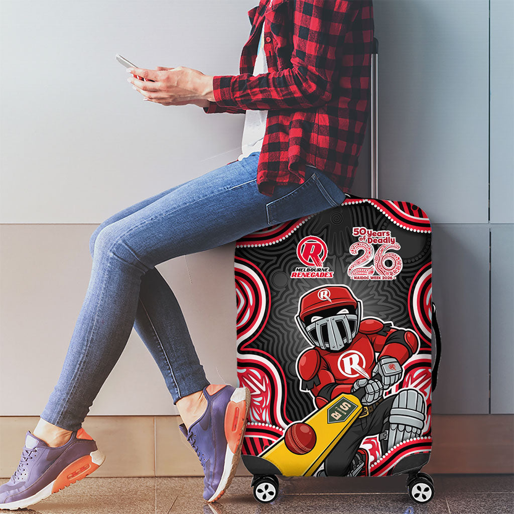 Melbourne Renegades NAIDOC Week 2026 Luggage Cover Aboriginal Indigenous - 50 Years of Deadly