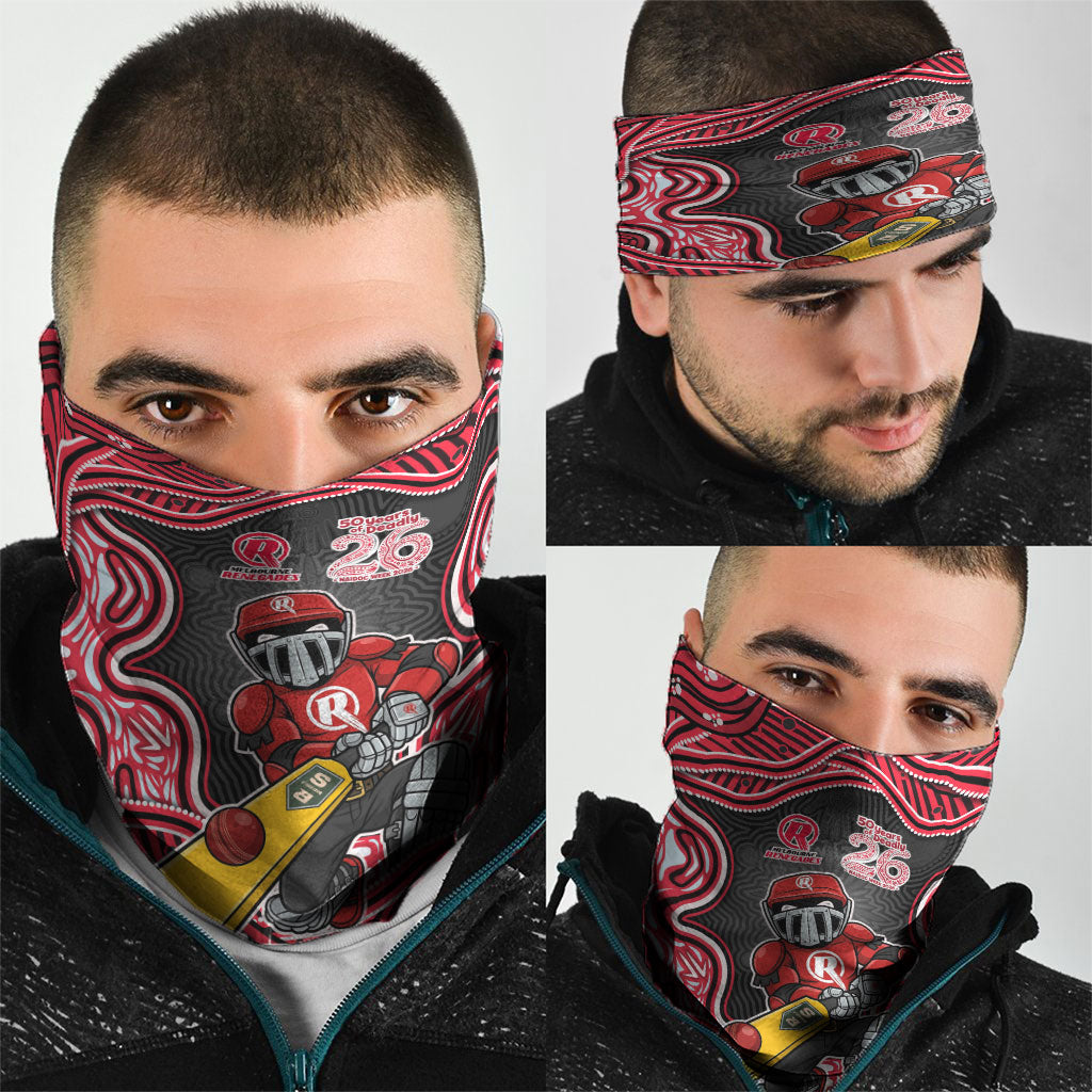 Melbourne Renegades NAIDOC Week 2026 Neck Gaiter Aboriginal Indigenous - 50 Years of Deadly