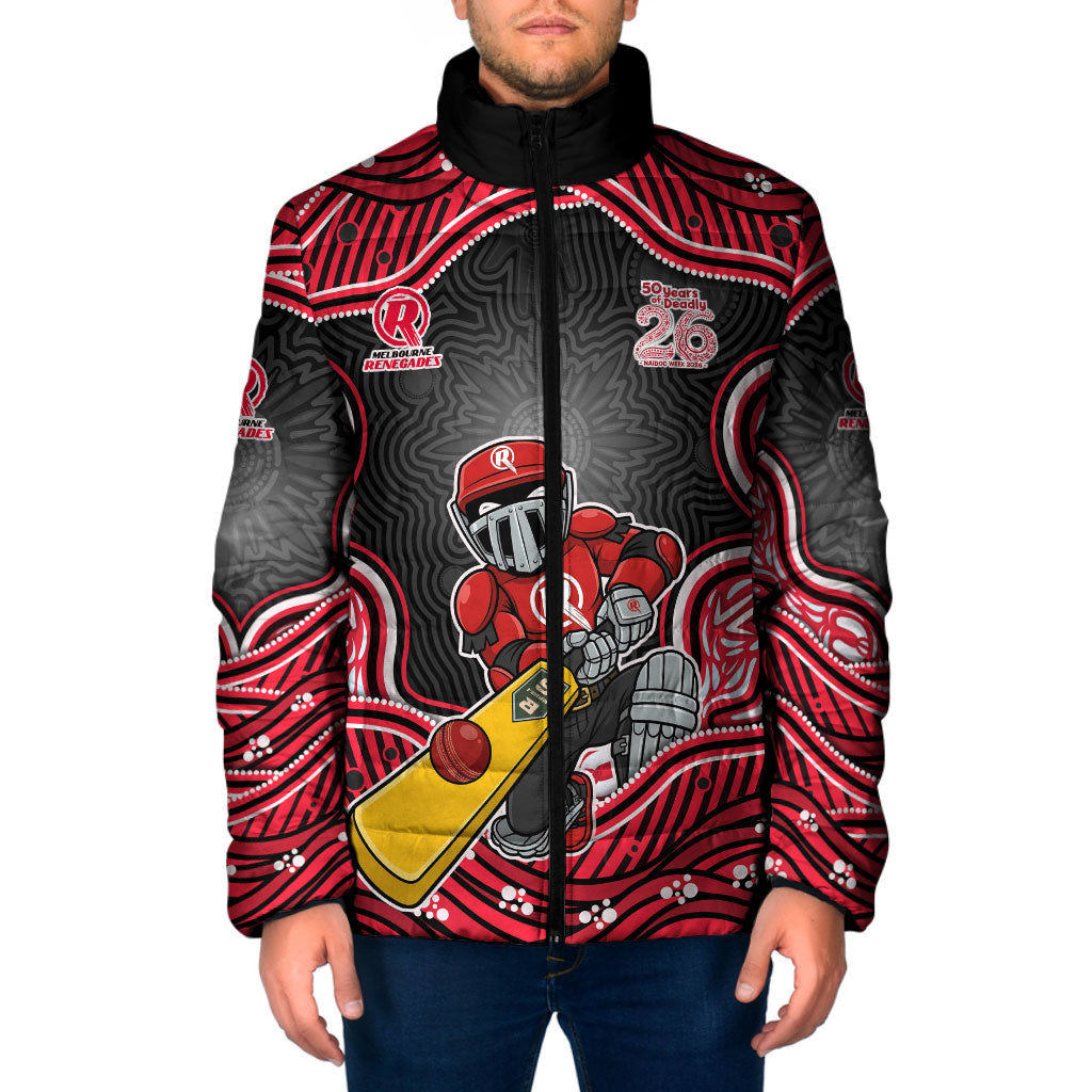 Melbourne Renegades NAIDOC Week 2026 Padded Jacket Aboriginal Indigenous - 50 Years of Deadly